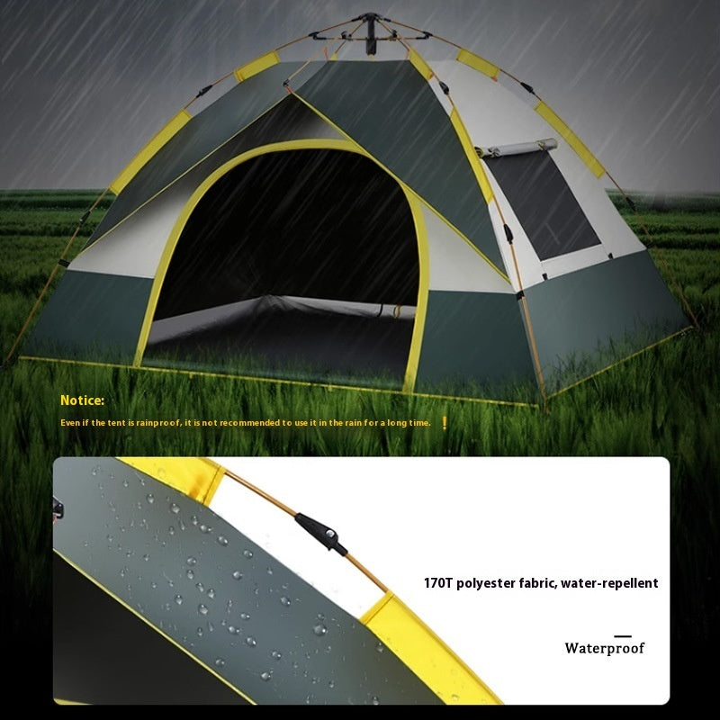 Carpa para camping 3-4 personas – Apertura automática y rápida, fácil de transportar