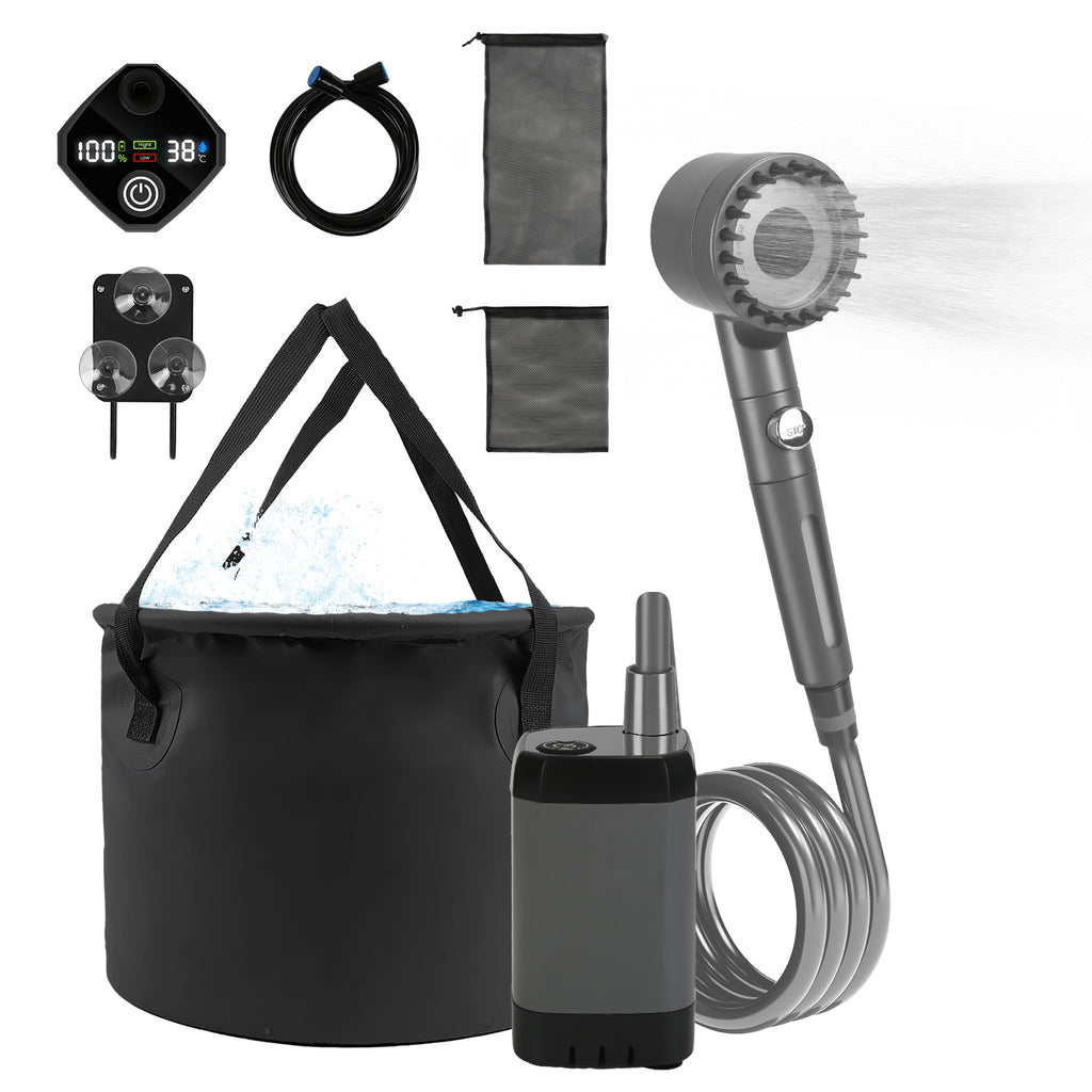 Ducha Portátil 20L Recargable para Camping