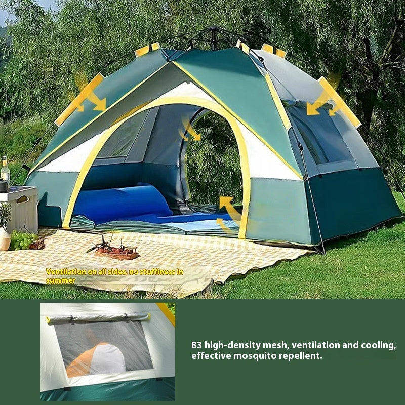 Carpa para camping 3-4 personas – Apertura automática y rápida, fácil de transportar