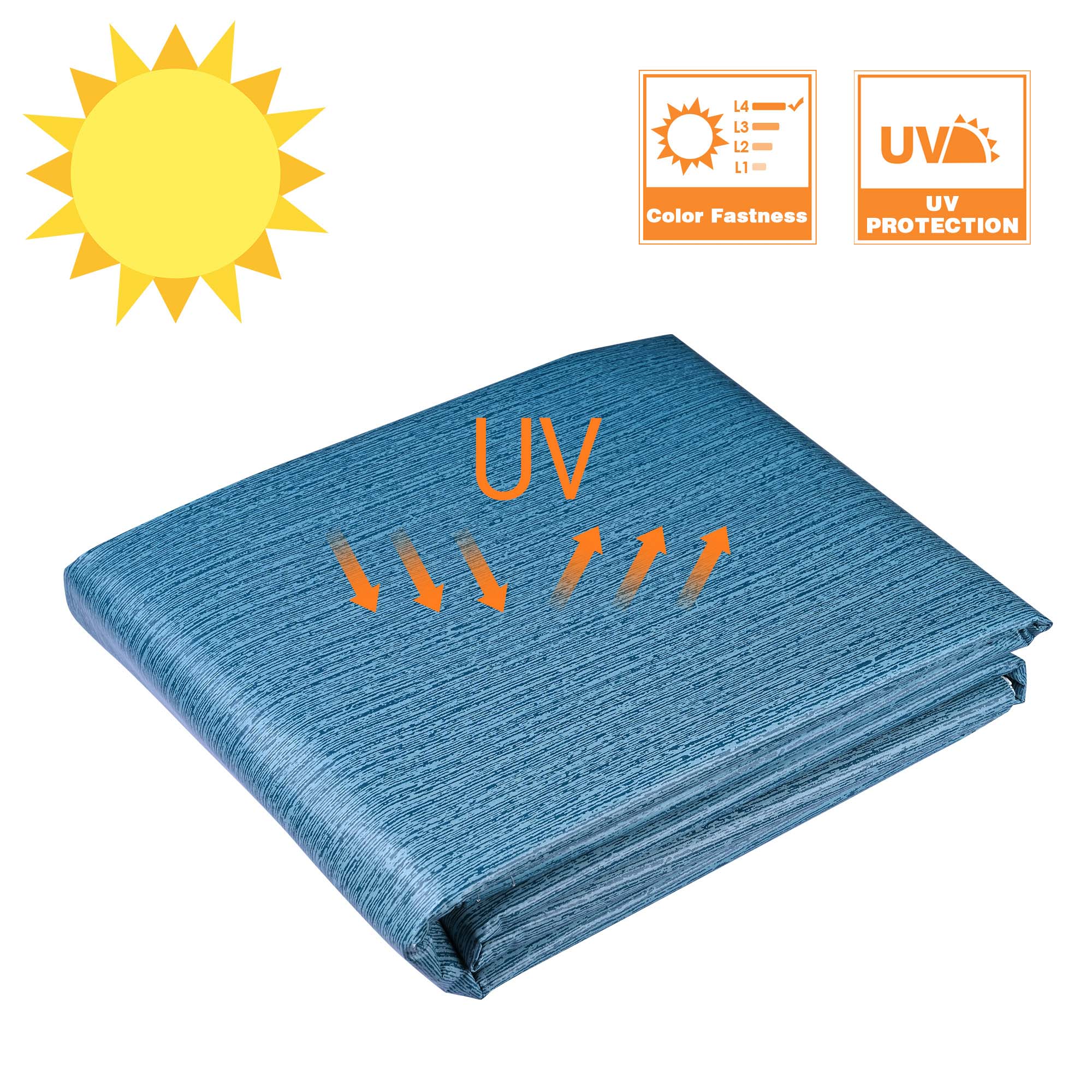 Toldo enrollable para autocaravana de 14 pies – Brazo lateral, impermeable, fácil instalación