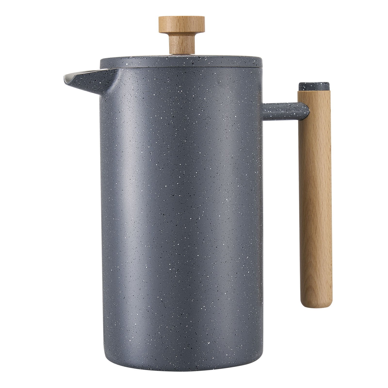 Cafetera francesa portátil 967 ml – Acero inoxidable, café sin máquina