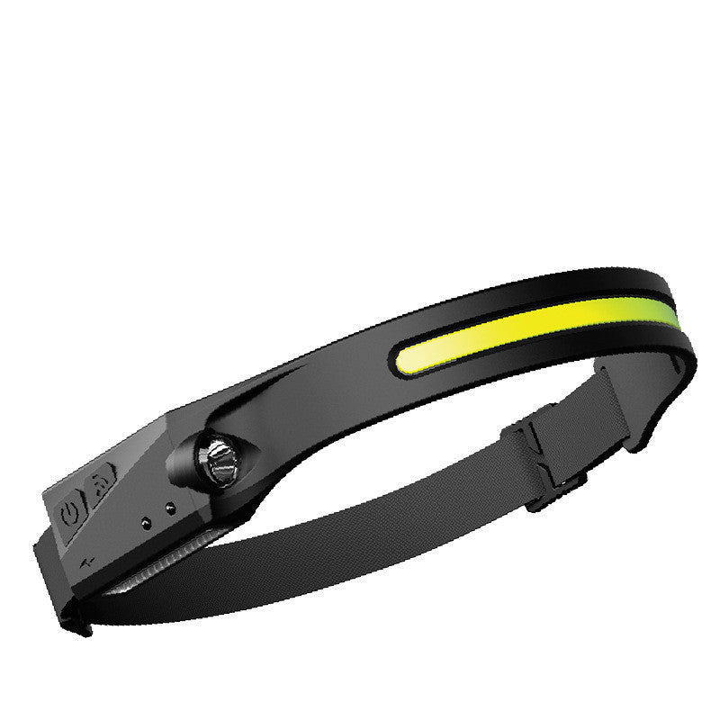 Linterna frontal LED USB – Recargable, impermeable, para camping