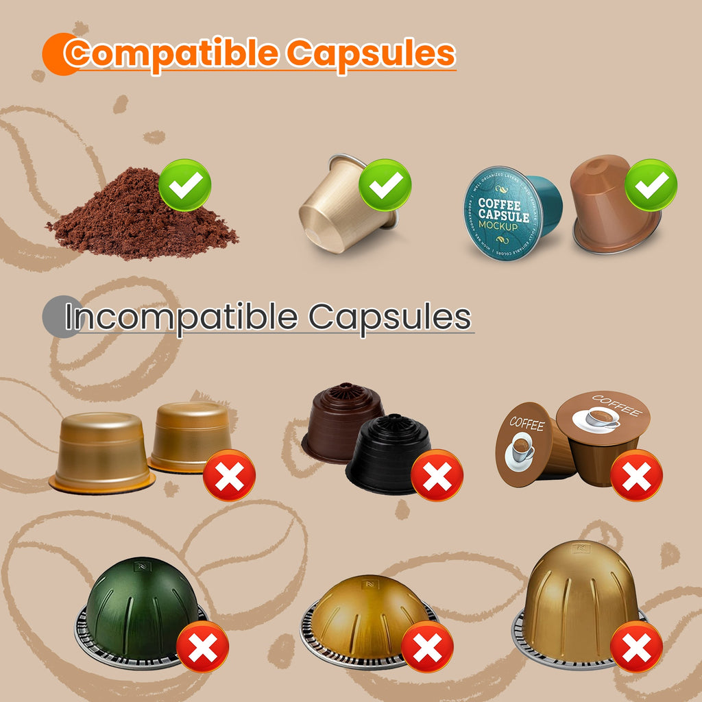 Máquina de café portátil para vanlife – Inalámbrica, apta para cápsulas y molido