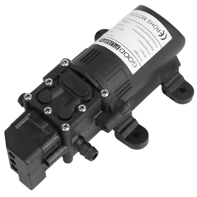 Bomba de agua autocebante 12V – 123 PSI, para RV, camping o riego