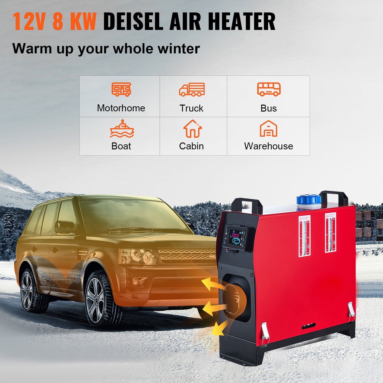 Calentador Diesel 5kW para Van y Motorhome