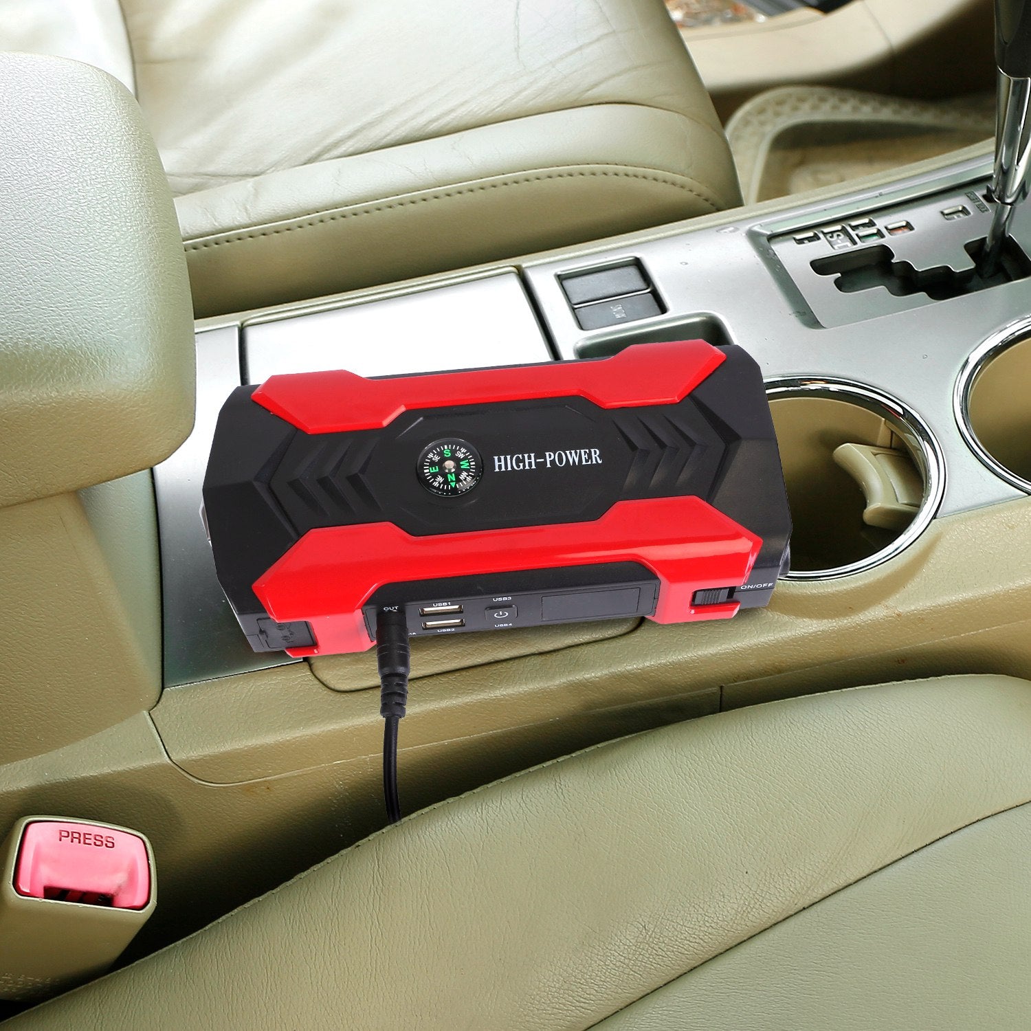 Arrancador portátil 800A / 28000mAh – para motores gasolina 6.0L o diésel 3.0L, pantalla LCD