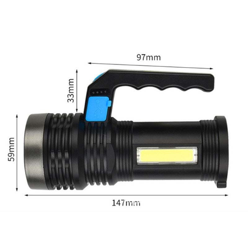 Linterna LED Recargable USB para Camping