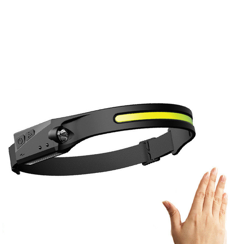 Linterna frontal LED USB – Recargable, impermeable, para camping